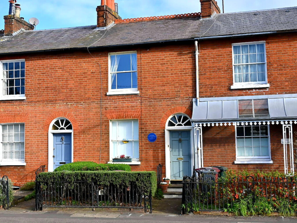 The Joseph Huntley blue plaque house