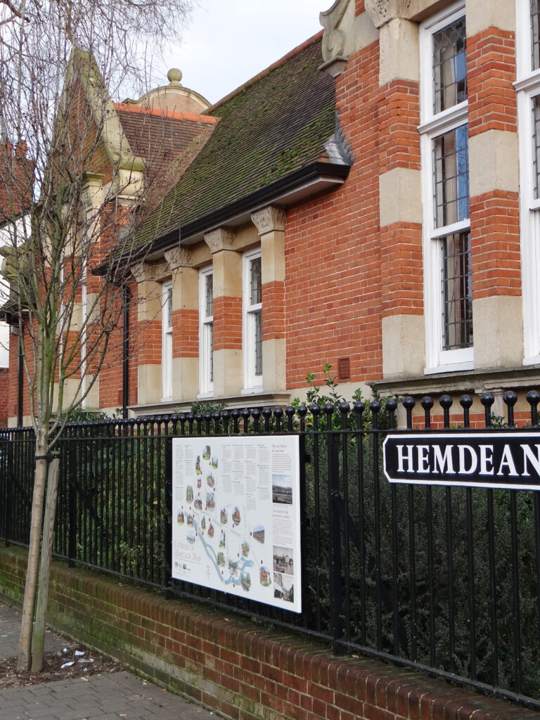 The Caversham Heritage Map on Hemdean Road