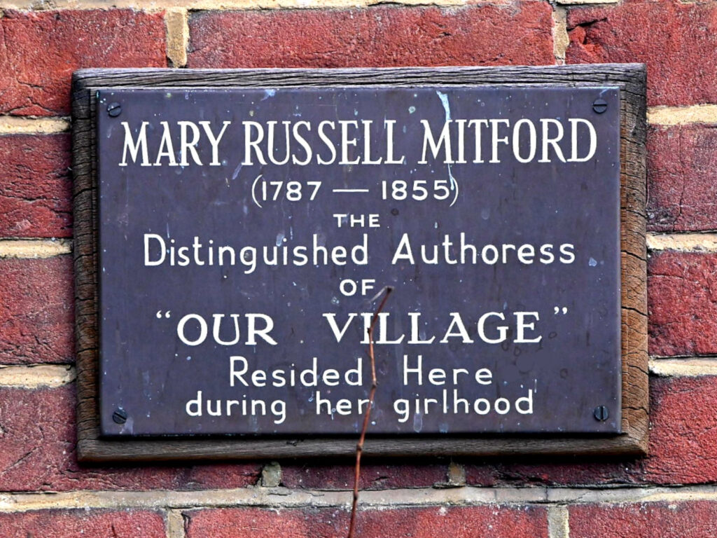 Mary Russell Mitford plaque