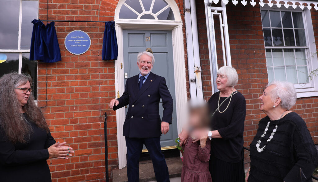 Unveiling the Joseph Huntley blue plaque