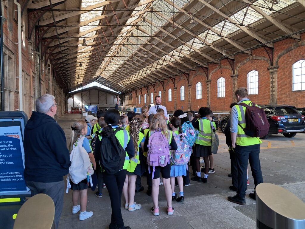 Visiting Bristol Temple Meads Station as part of LOOK DRAW BUILD