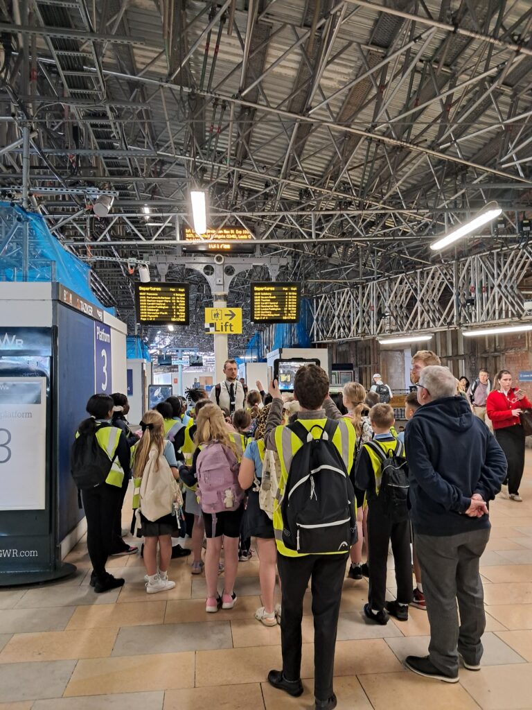 Visiting Bristol Temple Meads Station as part of LOOK DRAW BUILD